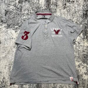 Cactus Kids XL‎ Gray Varsity 1942 Outfitters Polo Shirt Short Sleeve Graphic Tee